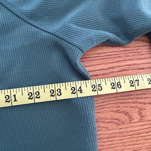 DKNY Sport Women's Logo Crew Neck Sweatshirt Dark Green XL - Picture 7 of 7